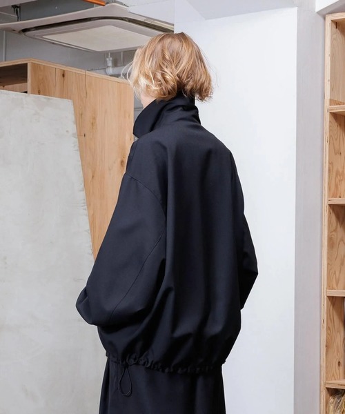 VOAAOV（ヴォアーブ）の「【VOAAOV】 BISHU OLD WOOL GABARDINE Blouson（ブルゾン・メンズ・ベージュ/ブラック・1/2/0）」の4枚目の写真