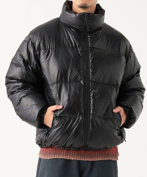 B:MING by BEAMS（ビーミングバイビームス）の「シレー スタンドカラー アライド ダウン ジャケット（ダウンジャケット/コート・メンズ・ブラック/チャコールグレー・L/M/S/XL）」の2枚目の写真