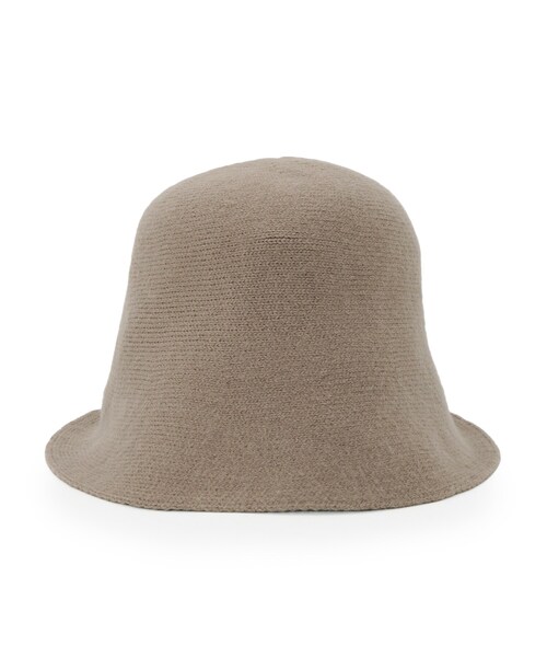 ITS'DEMO（イッツデモ）の「【手洗い可】サーモリボンスリットハット（ハット・レディース・ベージュ/オフホワイト/ブラック・00）」の3枚目の写真