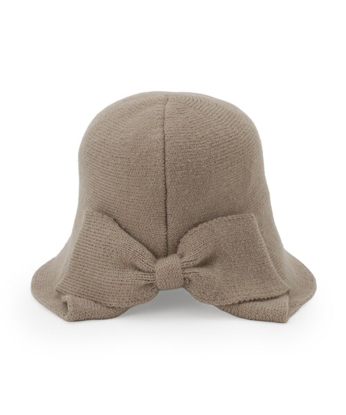 ITS'DEMO（イッツデモ）の「【手洗い可】サーモリボンスリットハット（ハット・レディース・ベージュ/オフホワイト/ブラック・00）」の8枚目の写真
