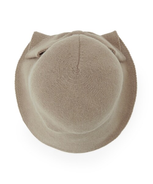 ITS'DEMO（イッツデモ）の「【手洗い可】サーモリボンスリットハット（ハット・レディース・ベージュ/オフホワイト/ブラック・00）」の9枚目の写真