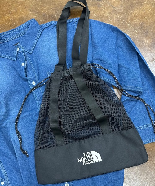 THE NORTH FACE(ザノースフェイス)の「THE NORTH FACE メンズ レディース WL MESH BAG メッシュ ポーチバッグ(ショルダーバッグ・レディース・ブラック・FREE)」の9枚目の写真