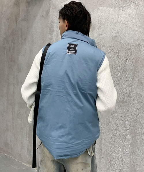 aimoha（アイモハ）の「バック付きリバーシブル中綿ベスト/Reversible padded vest with back (AW)（ダウンベスト・メンズ・ホワイト/ブラック/グリーン・XX-LARGE/X-LARGE/XXX-LARGE）」の19枚目の写真