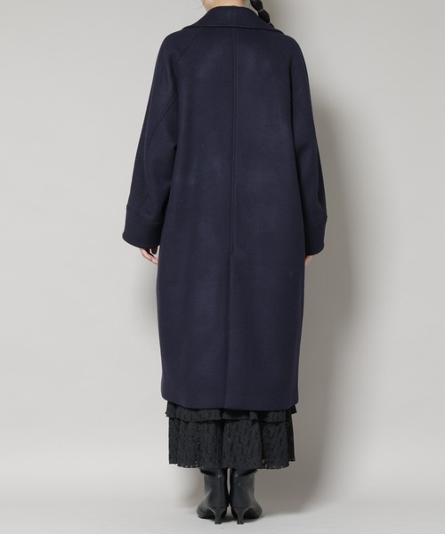 WooLoop コクーンダブルコート（チェスターコート）｜NANO universe