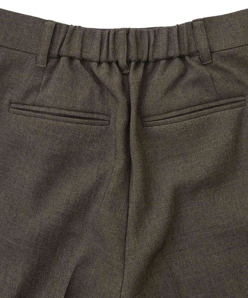 GARAGE OF GOOD CLOTHING（ガレージオブグッドクロージング）の「【日本製】ミックスヤーン２タックワイドパンツ（その他パンツ・レディース・ブラウン・38/36）」の15枚目の写真