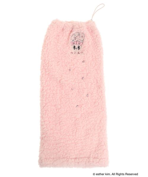 GYDA(ジェイダ)の「Esther Bunny×GYDA BIG ボアレッグウォーマー(レッグウォーマー・レディース・オフホワイト/ピンク・FREE)」の17枚目の写真