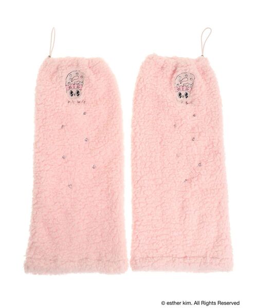 GYDA(ジェイダ)の「Esther Bunny×GYDA BIG ボアレッグウォーマー(レッグウォーマー・レディース・オフホワイト/ピンク・FREE)」の22枚目の写真