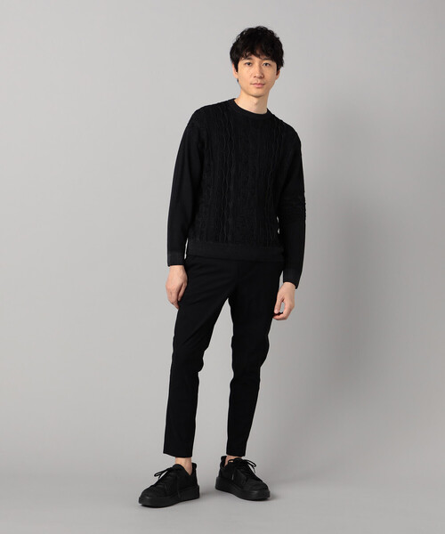 β MEN(ベータメン)の「COOGI(クージー)柄 クルーセーター(ニット/セーター・メンズ・チャコールグレー/カーキ/ネイビー・M/L)」の4枚目の写真