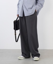 MICA&DEAL | 梳毛タックパンツ〈2サイズ展開〉(その他パンツ)