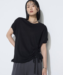 和紙ジャージー ドローイングTシャツ