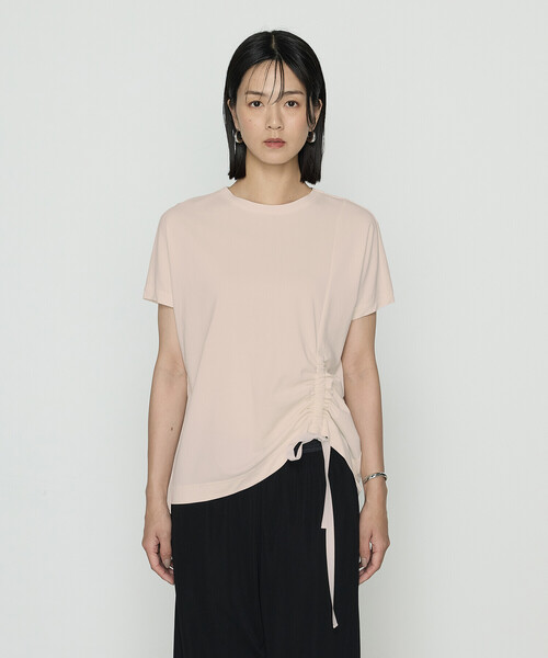 Gabardine K.T(ギャバジンケーティー)の「和紙ジャージー ドローイングTシャツ(Tシャツ/カットソー・レディース・ライトグレー/ダークブラウン/ブラック・9号/5号)」の18枚目の写真