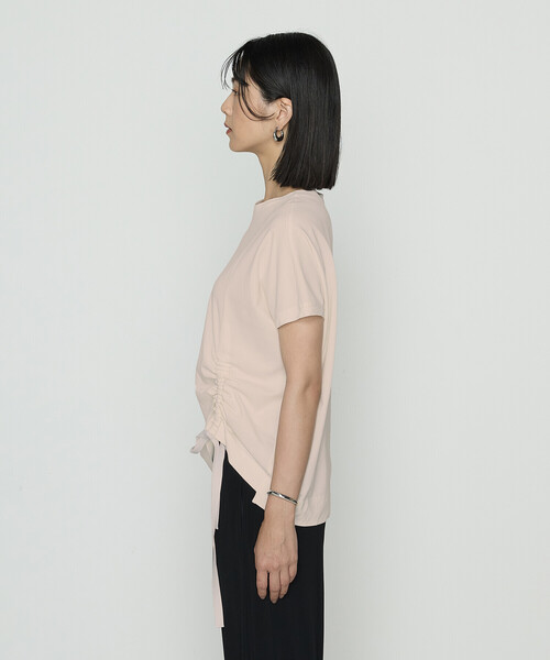 Gabardine K.T(ギャバジンケーティー)の「和紙ジャージー ドローイングTシャツ(Tシャツ/カットソー・レディース・ライトグレー/ダークブラウン/ブラック・9号/5号)」の19枚目の写真