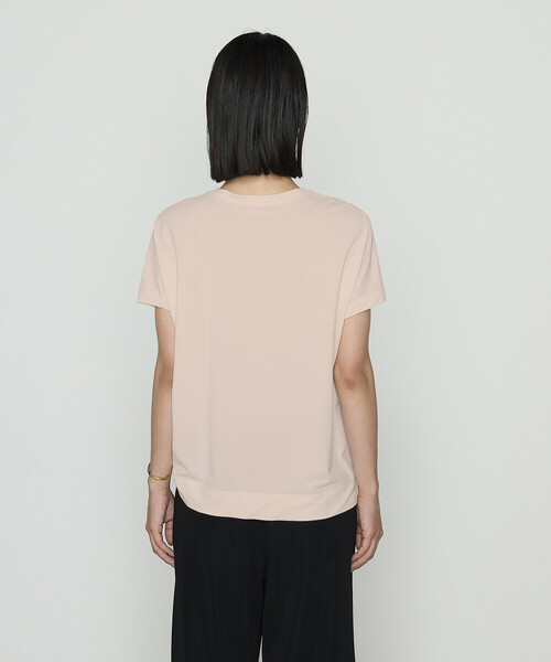 Gabardine K.T(ギャバジンケーティー)の「和紙ジャージー ドローイングTシャツ(Tシャツ/カットソー・レディース・ライトグレー/ダークブラウン/ブラック・9号/5号)」の20枚目の写真