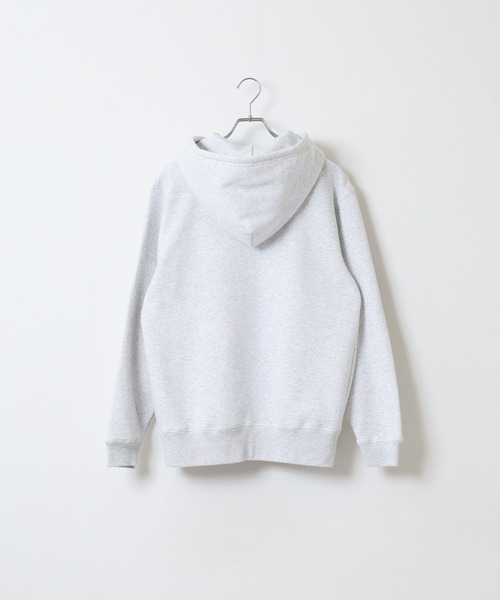 THRASHER(スラッシャー)の「THRASHER MAG LOGO SWEAT L/S HOODIE ワッペン長袖スウェットジップアップパーカー(パーカー・メンズ・グレー/ホワイト/ネイビー・M/L/XL)」の13枚目の写真