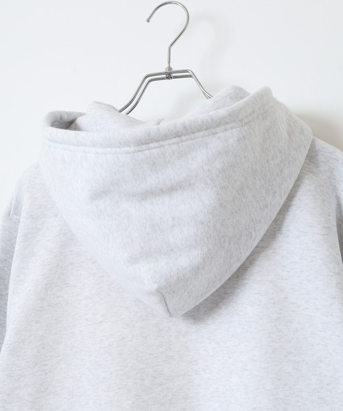 THRASHER(スラッシャー)の「THRASHER MAG LOGO SWEAT L/S HOODIE ワッペン長袖スウェットジップアップパーカー(パーカー・メンズ・グレー/ホワイト/ネイビー・M/L/XL)」の14枚目の写真
