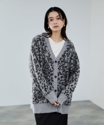 milli de l'air  シャギーレオパードカーディガン