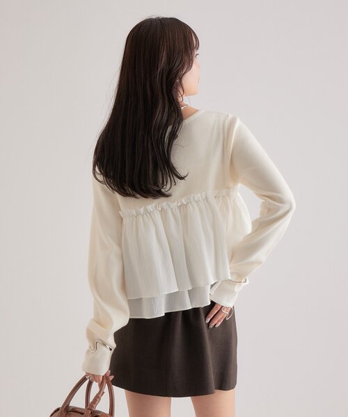 セール】ビスチェドッキングニット（ニット/セーター）｜mystic