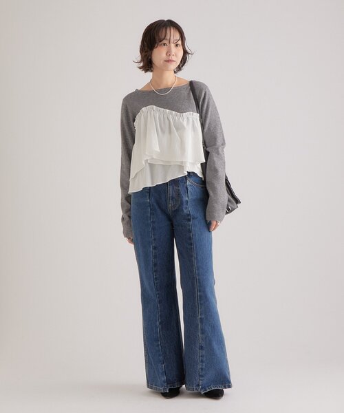 セール】ビスチェドッキングニット（ニット/セーター）｜mystic