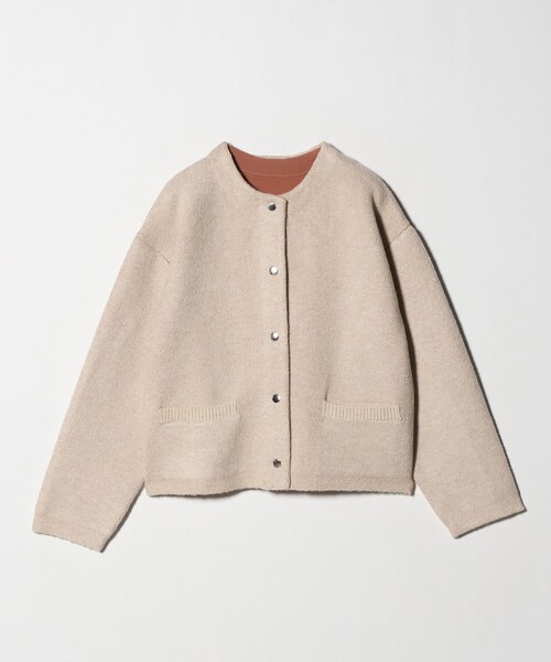 セール】ダブルフェイス スナップカーディガン ＜A DAY IN THE LIFE