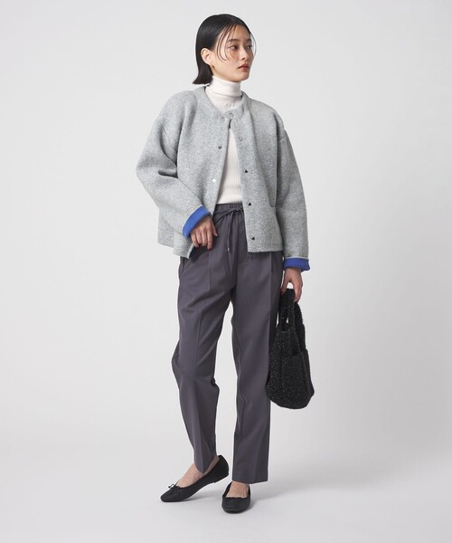 ♪送料無料★B&Y UNITED ARROWS★スナップ カーディガン★灰★L♪ ♪送料無料☆B&Y UNITED ARROWS☆スナップ カーディガン☆灰☆L♪ UNITED