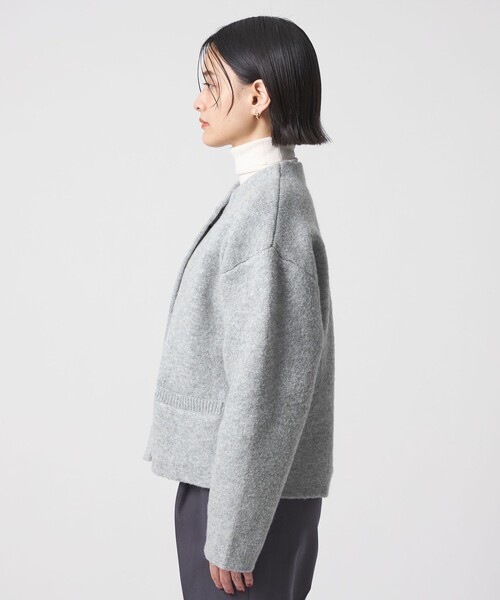 セール】ダブルフェイス スナップカーディガン ＜A DAY IN THE LIFE