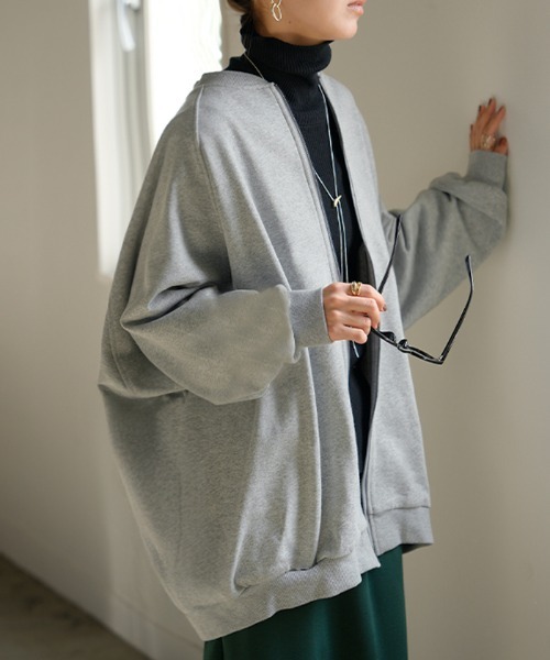 まるみフロントジップブルゾン（ブルゾン）｜HUG.U（ハグユー）の