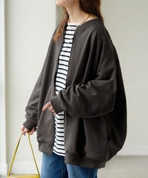 HUG.U（ハグユー）の「まるみフロントジップブルゾン（ブルゾン）」