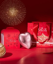 MTG（エムティージー）の「ReFa HEART BRUSH＋ReFaホリデーショッパー ワイドSS＋ReFaホリデースリーブセット/リファハートブラシ（ヘアケアキット/ギフトセット）」