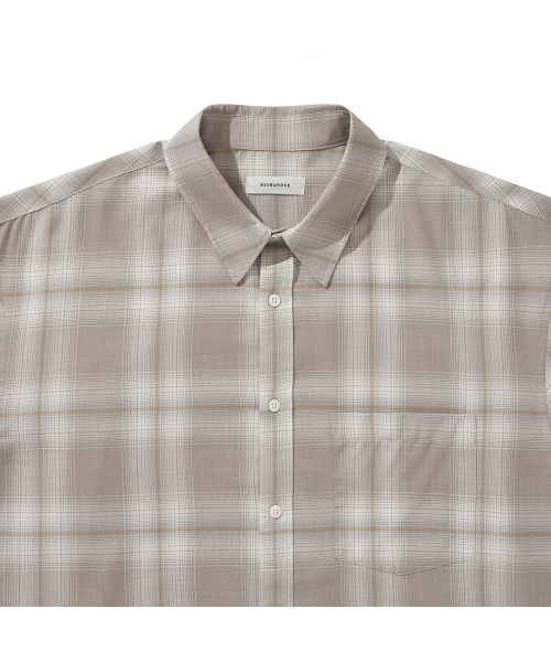 HISHANDER（ヒズハンダー）の「PLAID CHECK SHIRTS GREY（シャツ/ブラウス・メンズ・その他・1/2/3）」の3枚目の写真