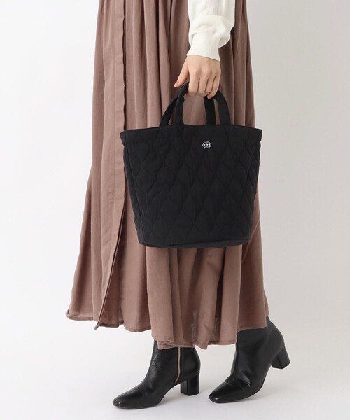 one'sterrace(ワンズテラス)の「ROOTOTE ルートート デリMキルト A(トートバッグ・レディース・キャメル/カーキ系5/ブラック系8/グレー系4・99)」の16枚目の写真