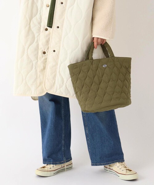 one'sterrace(ワンズテラス)の「ROOTOTE ルートート デリMキルト A(トートバッグ・レディース・キャメル/カーキ系5/ブラック系8/グレー系4・99)」の18枚目の写真