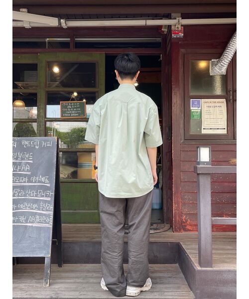 FRIZMWORKS(フリズムワークス)の「OG POPLIN OVERSIZED SHIRT _ LIGHT GREEN(シャツ/ブラウス・メンズ・その他・LARGE/X-LARGE/SMALL/MEDIUM)」の3枚目の写真