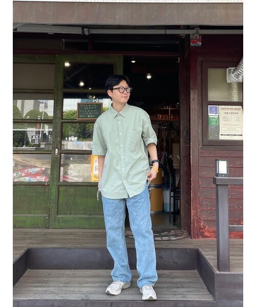 FRIZMWORKS(フリズムワークス)の「OG POPLIN OVERSIZED SHIRT _ LIGHT GREEN(シャツ/ブラウス・メンズ・その他・LARGE/X-LARGE/SMALL/MEDIUM)」の5枚目の写真