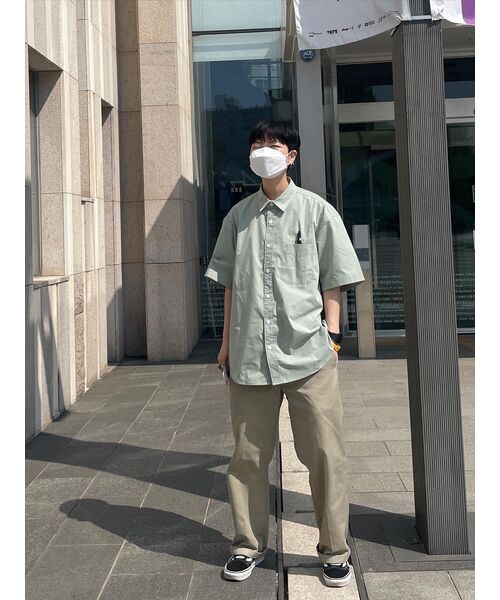 FRIZMWORKS(フリズムワークス)の「OG POPLIN OVERSIZED SHIRT _ LIGHT GREEN(シャツ/ブラウス・メンズ・その他・LARGE/X-LARGE/SMALL/MEDIUM)」の6枚目の写真