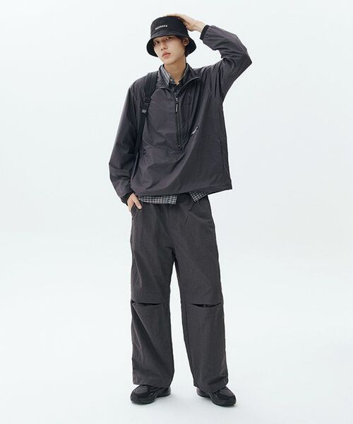 NOMANUAL(NOMANUAL)の「OVERDYED CHECK SHIRT - CHARCOAL(シャツ/ブラウス・メンズ・その他・MEDIUM/LARGE)」の14枚目の写真
