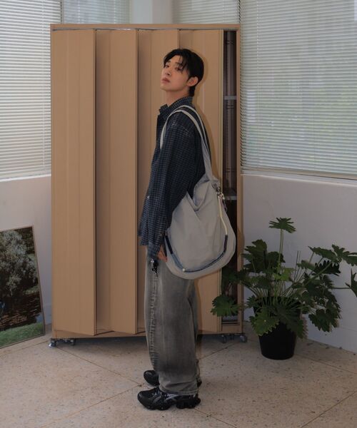 NOMANUAL(NOMANUAL)の「OVERDYED CHECK SHIRT - CHARCOAL(シャツ/ブラウス・メンズ・その他・MEDIUM/LARGE)」の6枚目の写真