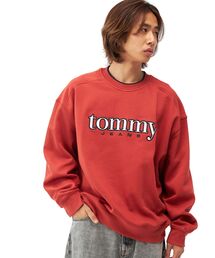 TOMMY JEANS（トミー ジーンズ）の「【オンライン限定】90sテクスチャーグラフィッククルーネックトレーナー（スウェット）」