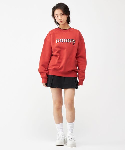 tommy jeans（トミー ジーンズ）の「【オンライン限定】90sテクスチャーグラフィッククルーネックトレーナー（スウェット・メンズ・ネイビー/レッド・X-LARGE/LARGE/MEDIUM/SMALL）」の10枚目の写真