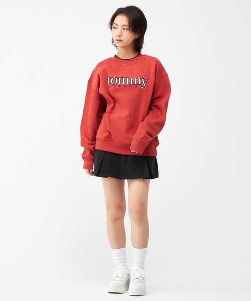 tommy jeans（トミー ジーンズ）の「【オンライン限定】90sテクスチャーグラフィッククルーネックトレーナー（スウェット・メンズ・ネイビー/レッド・X-LARGE/LARGE/MEDIUM/SMALL）」の11枚目の写真