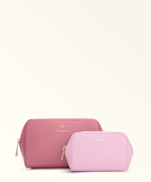 FURLA(フルラ)の「フルラ カメリア (Furla Camelia) コスメティックケースセット(ポーチ・レディース・マスタード/ブルー系その他/ライトオリーブ/グリーン/イエロー系その他/ブラック系その他/ピンク・ONE SIZE)」の7枚目の写真