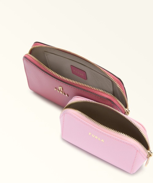 FURLA(フルラ)の「フルラ カメリア (Furla Camelia) コスメティックケースセット(ポーチ・レディース・マスタード/ブルー系その他/ライトオリーブ/グリーン/イエロー系その他/ブラック系その他/ピンク・ONE SIZE)」の10枚目の写真