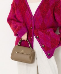 MISCH MASCH | ゴールドロゴモチーフハンドバッグ(ハンドバッグ)