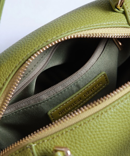 MISCH MASCH（ミッシュマッシュ）の「ゴールドロゴモチーフハンドバッグ（ハンドバッグ・レディース・ブラック/ブラウン/グリーン・ﾌﾘ-）」の12枚目の写真