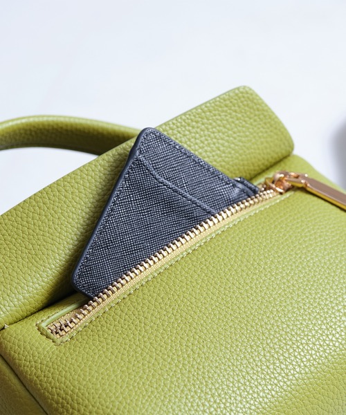 MISCH MASCH（ミッシュマッシュ）の「ゴールドロゴモチーフハンドバッグ（ハンドバッグ・レディース・ブラック/ブラウン/グリーン・ﾌﾘ-）」の14枚目の写真