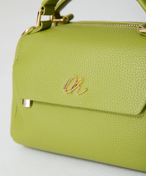 MISCH MASCH（ミッシュマッシュ）の「ゴールドロゴモチーフハンドバッグ（ハンドバッグ・レディース・ブラック/ブラウン/グリーン・ﾌﾘ-）」の18枚目の写真