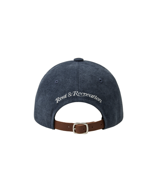 Rest&Recreation（レストアンドレクリエーション）の「WASHED LOGO CAP - BLUE（キャップ・レディース・その他・ONE）」の2枚目の写真