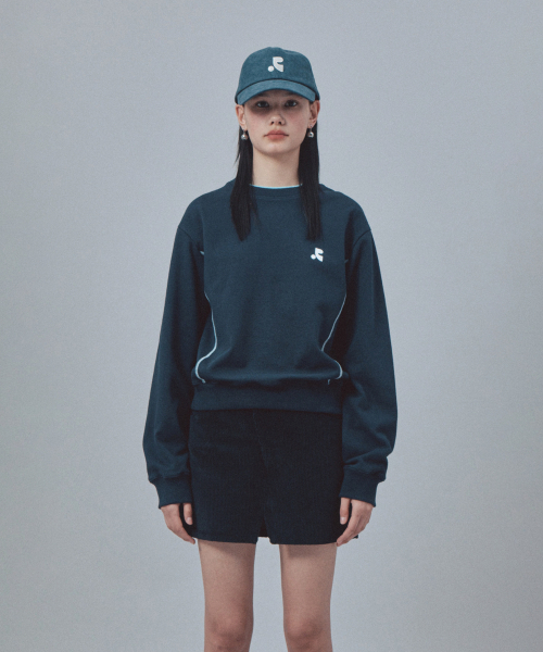 Rest&Recreation（レストアンドレクリエーション）の「WASHED LOGO CAP - BLUE（キャップ・レディース・その他・ONE）」の3枚目の写真