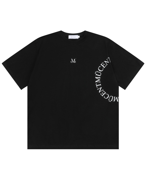 MUCENT（ムセント）の「サイド円形ロゴ半袖Tシャツ（Tシャツ/カットソー・レディース・ブラック・SHORT/MEDIUM/LARGE/X-LARGE）」の5枚目の写真