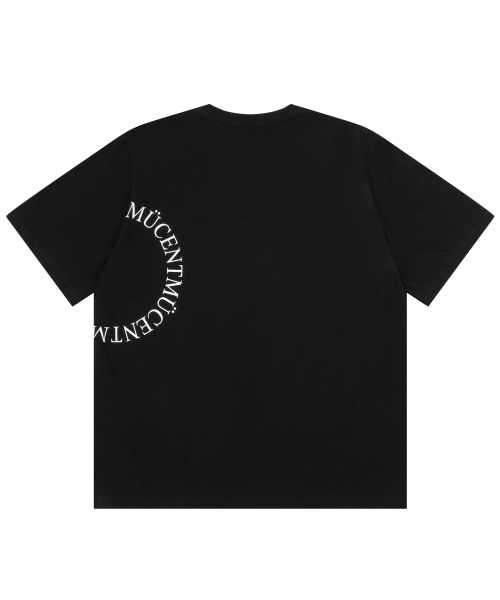 MUCENT（ムセント）の「サイド円形ロゴ半袖Tシャツ（Tシャツ/カットソー・レディース・ブラック・SHORT/MEDIUM/LARGE/X-LARGE）」の6枚目の写真