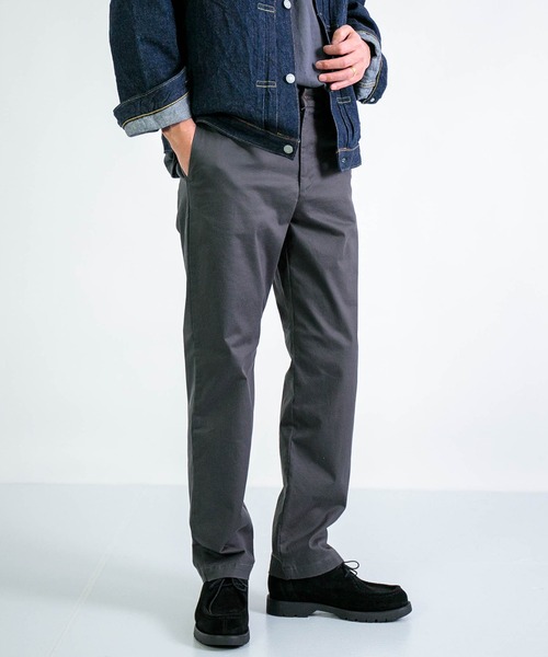 SPELLBOUND（スペルバウンド）の「[ SPELLBOUND / スペルバウンド ] リラクシングチノストレッチ ストレッチトラウザー（チノパンツ・メンズ・ブラック/ベージュ/ネイビー/オリーブ/アイボリー/グレー・28inch/30inch/32inch/34inch）」の19枚目の写真